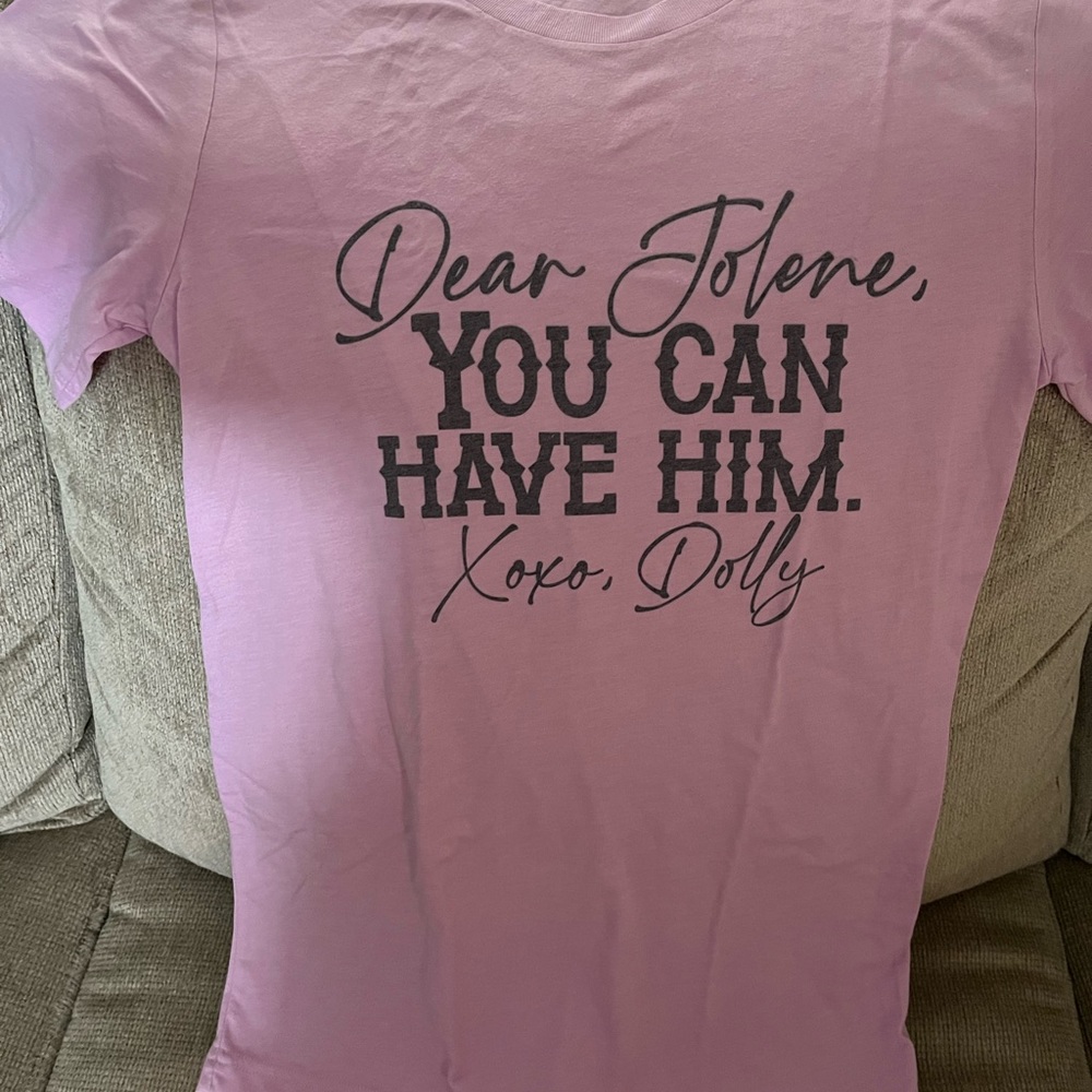 Dear Jolene Canvas size Small Tee